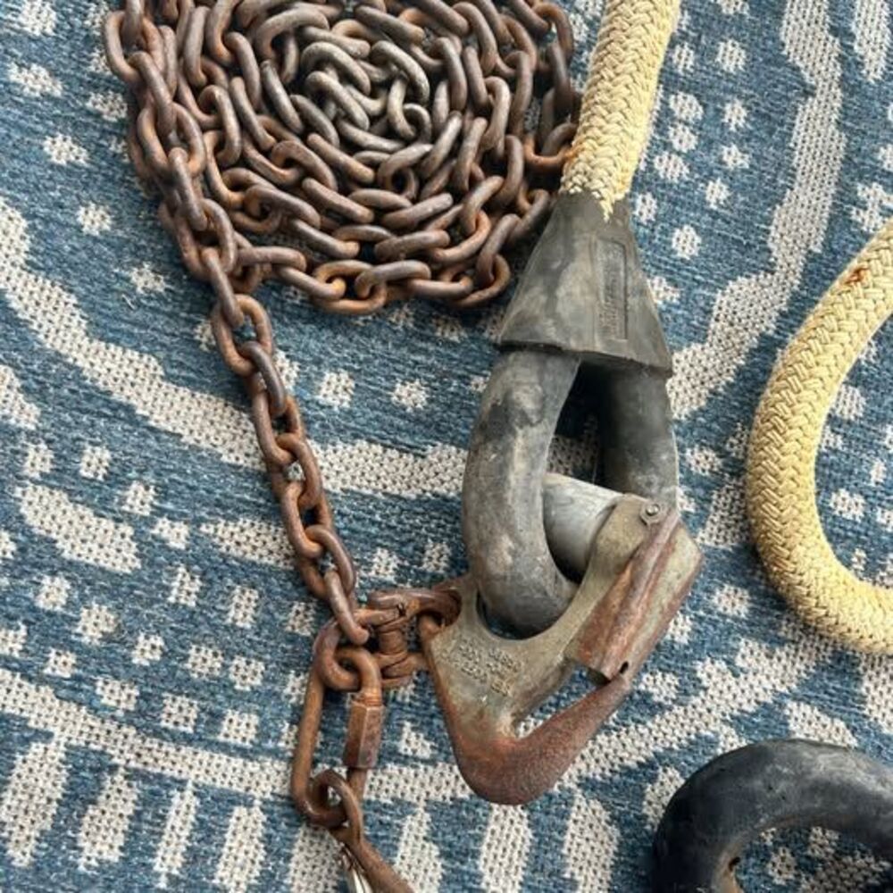 AERIAL DELIVERY CARGO SLING Military Tow Rope Sling, Cargo w/ Chain